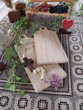 Load image into Gallery viewer, Wooden Cheese Board – Natural 55cm long