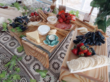 Load image into Gallery viewer, Wooden Three-Tier Stackable Cheese Board