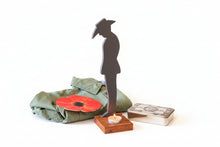 Load image into Gallery viewer, ANZAC Day Soldier with LED tea light candle