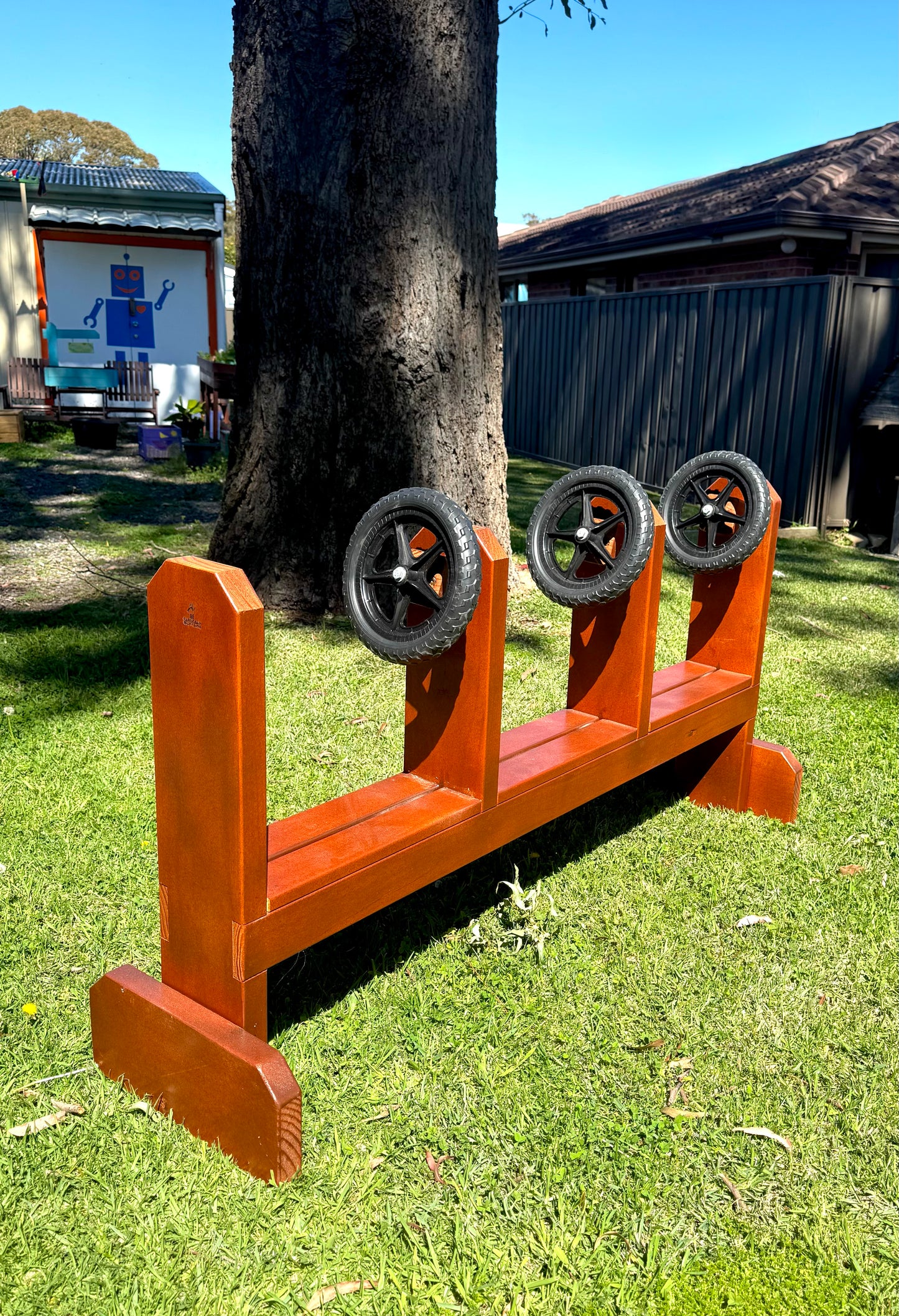 3-seat driving bench