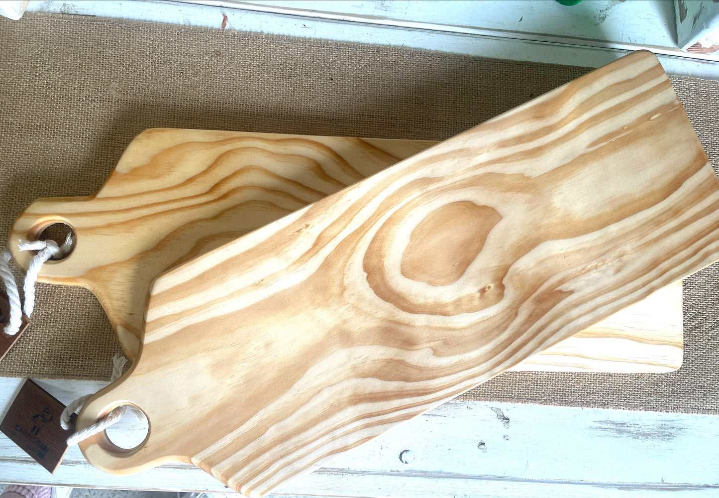 Wooden Cheese Board – Natural 47cm long