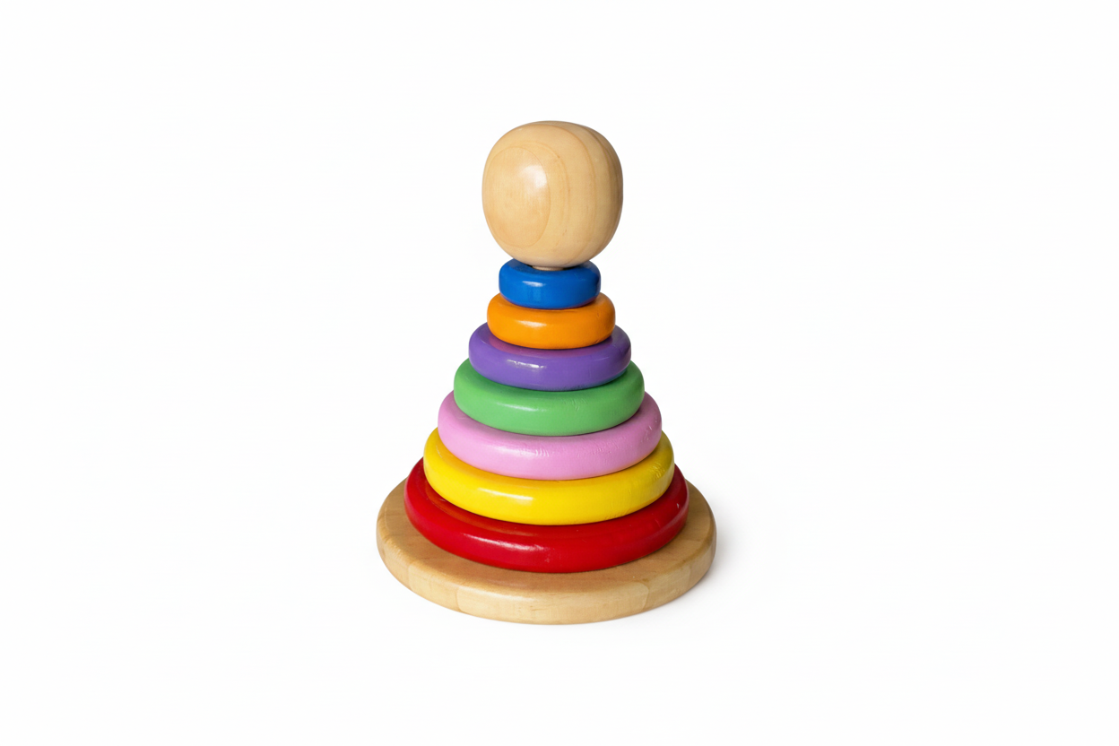 Colourful Stacking Rings