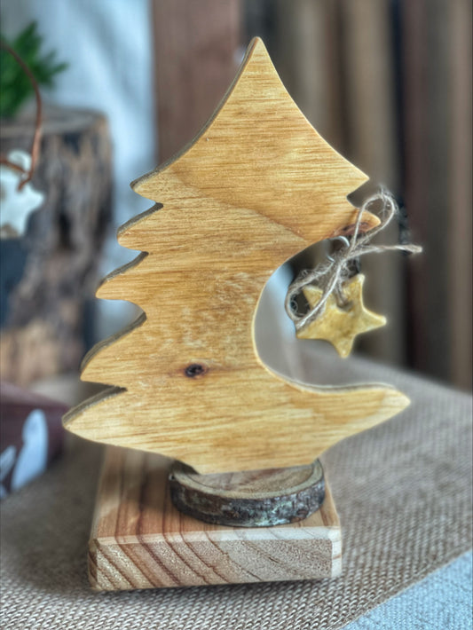 Christmas Decoration – Christmas Tree with clay star