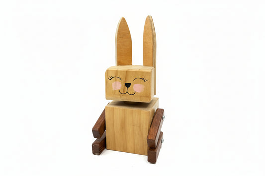 Wooden Bunny Push Toy