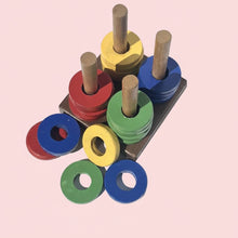Load image into Gallery viewer, Wooden Stacking &amp; Sorting Toy
