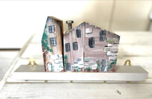 Load image into Gallery viewer, Hand painted Vintage Village Wall-Mounted Key Holder
