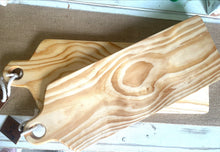 Load image into Gallery viewer, Wooden Cheese Board – Natural 47cm long
